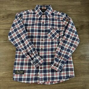 Vermont Flannel Co Shirt Men Medium Liberty Street Heritage Lumberjack USA